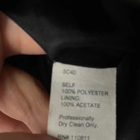 Yoana Baraschi Womens Black Quilted Textured Collared Crinkle Jacket Coat Size S